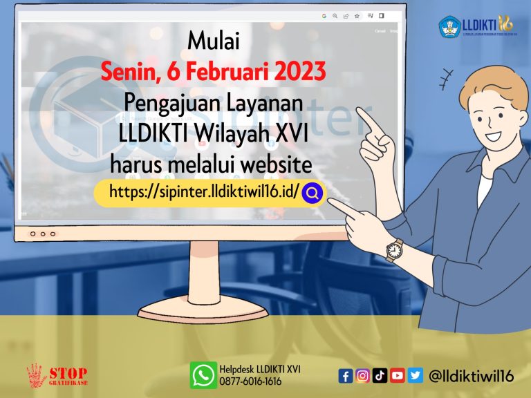 LLDIKTI XVI Luncurkan Aplikasi SIPINTER dan Layanan HELPDESK