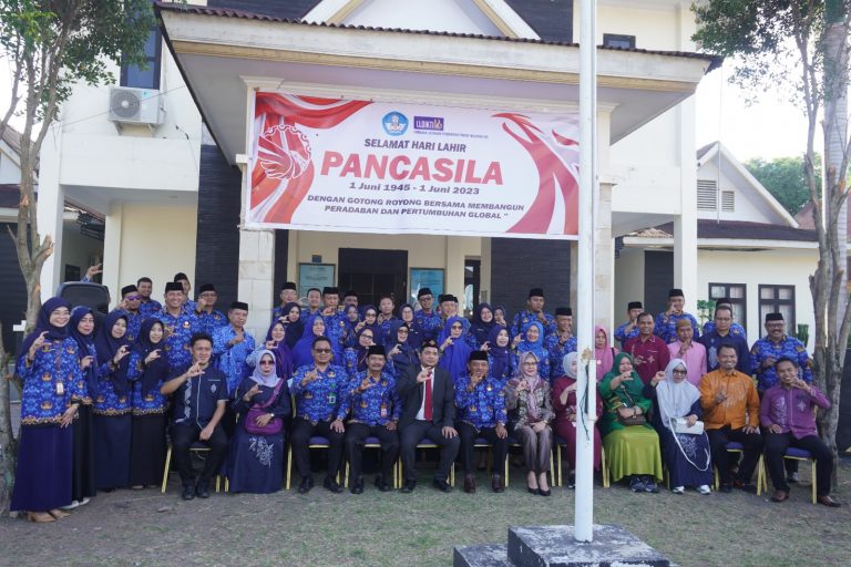 LLDIKTI XVI Gelar Upacara Peringatan Hari Lahir Pancasila 2023