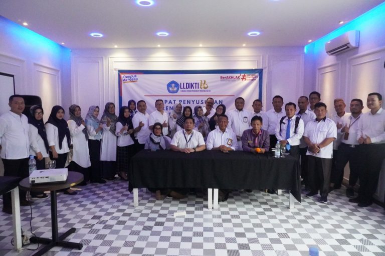 LLDIKTI XVI Gelar Rapat Penyusunan Rencana Kerja 2024