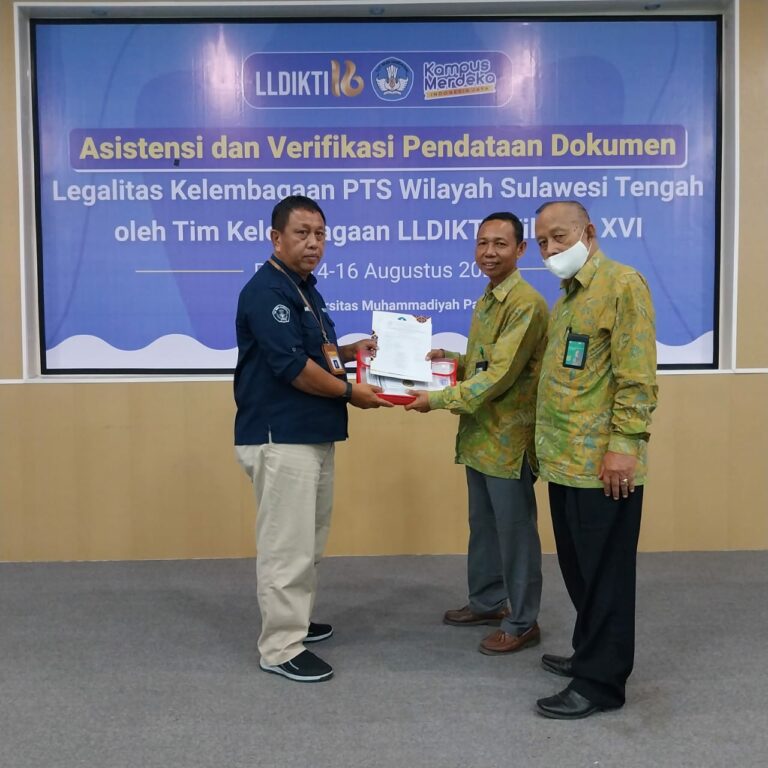 Usai Sulut dan Gorontalo, Pokja Kelembagaan Kembali Gelar Asistensi Legalitas Badan Penyelenggara PTS di Palu