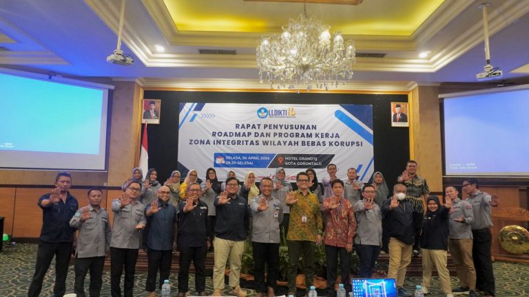 LLDIKTI Wilayah XVI Melaksanakan Rapat Penyusunan Roadmap dan Program Kerja Zona Integritas dan Wilayah Bebas Korupsi (ZI-WBK)