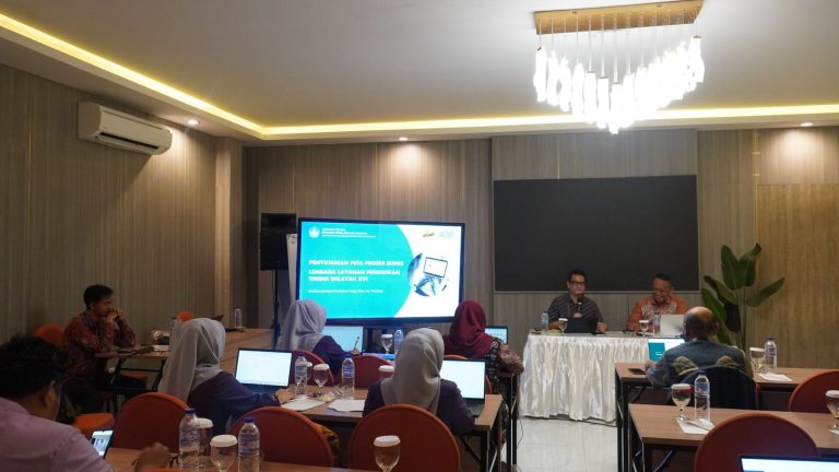 LLDIKTI WILAYAH XVI Melaksanakan Workshop Penyusunan Peta Proses Bisnis dan POS-AP