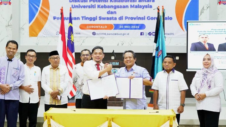 LLDIKTI Wilayah XVI Fasilitasi Kerjasama PTS Gorontalo dengan Universiti Kebangsaan Malaysia