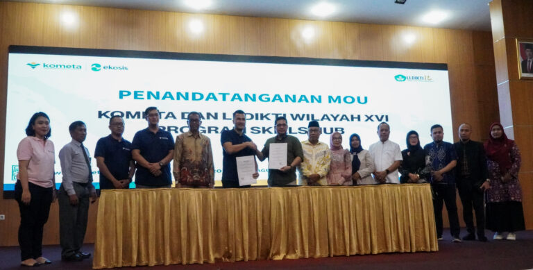 Wujudkan SDM Unggul, LLDikti Wilayah XVI dan Kometa Jalin Kemitraan Strategis
