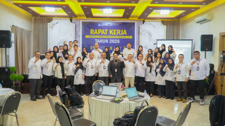 Akselerasi Kinerja 2026, LLDIKTI Wilayah XVI Sertifikasi Kompetensi Digital Pegawai dalam Raker Awal Tahun